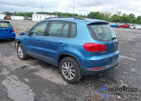 2018 Volkswagen Tiguan Limited 2.0T z USA, uszkodzony, nr VIN WVGAV7AX8JK003868
